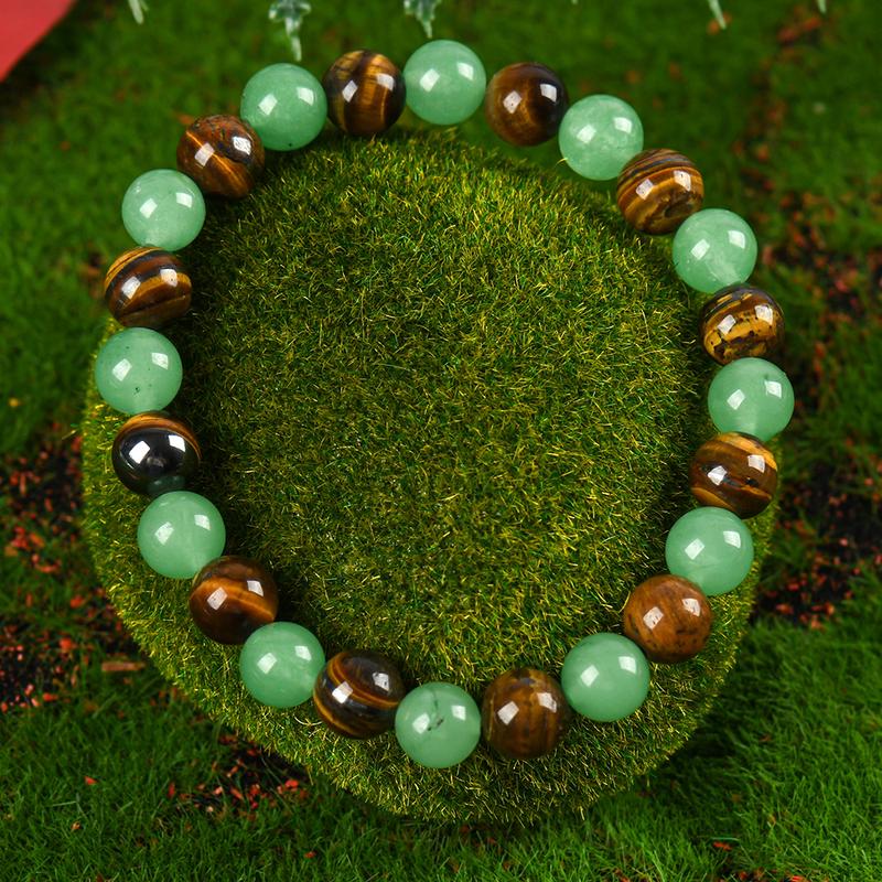Pulsera con aventurina verde para la atraccion del dinero - GoldSun™