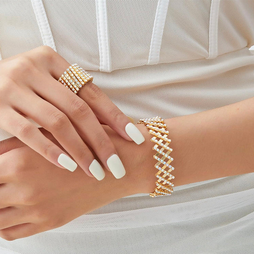 Anillo y Pulsera Transformable 2 en 1 - Diana Aura™