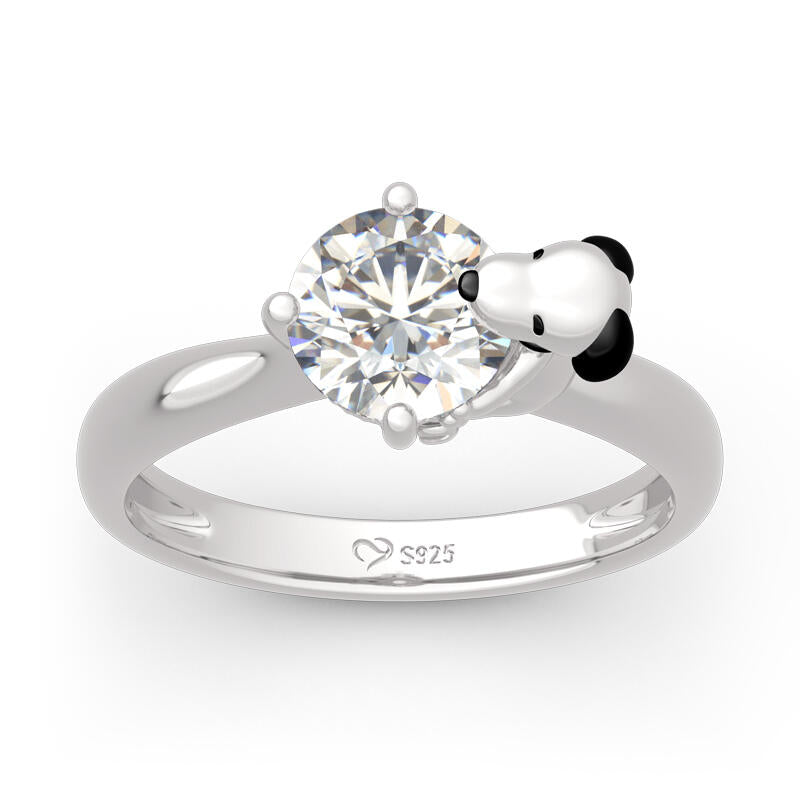 Anillo de Snoopy con diamante - SnoopRing™
