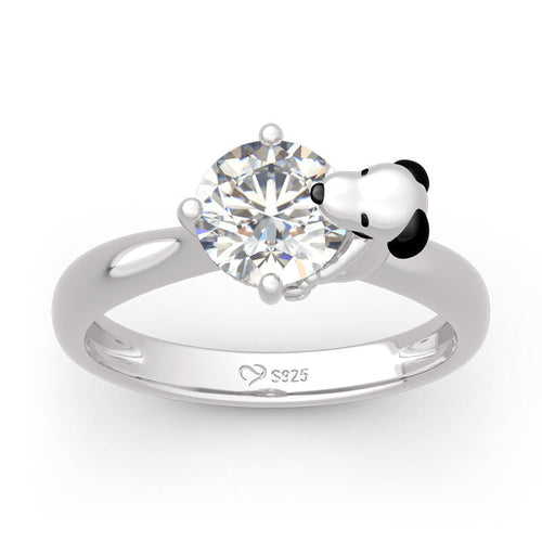 Anillo de Snoopy con diamante - SnoopRing™