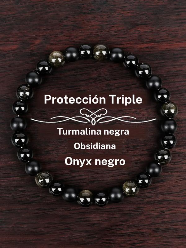 Pulsera de proteccion espiritual con turmalina negra - Zenith™