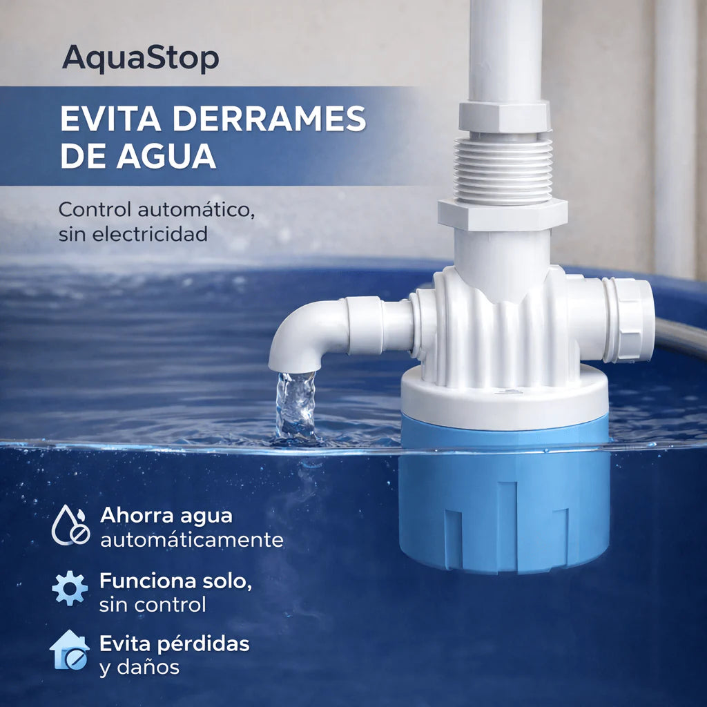 VÁLVULA DE FLOTACIÓN AUTOMÁTICA ANTIFUGAS - AQUASTOP™