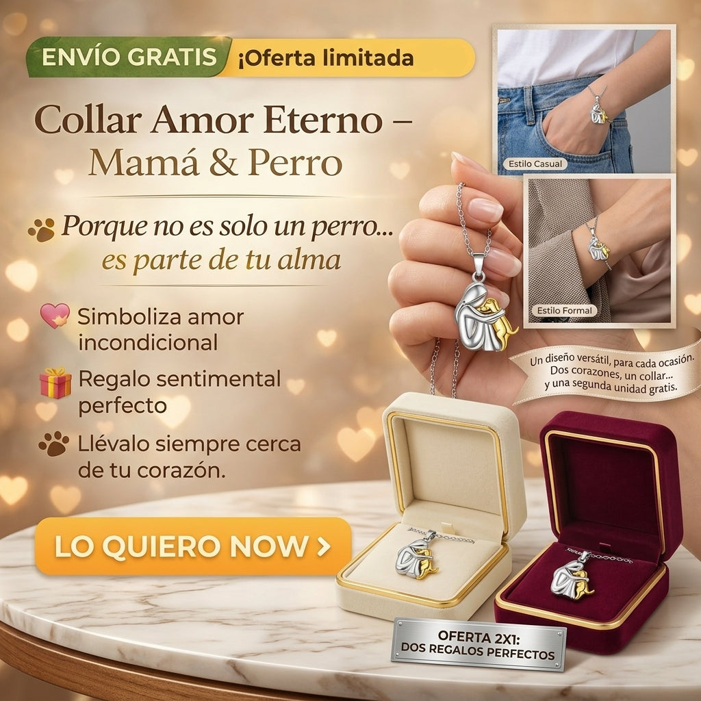 COLLAR AMOR ETERNO MAMA &PERRO