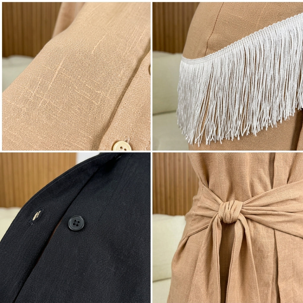 CONJUNTO ELOISA - VESTIDO CASUAL ELEGANTE