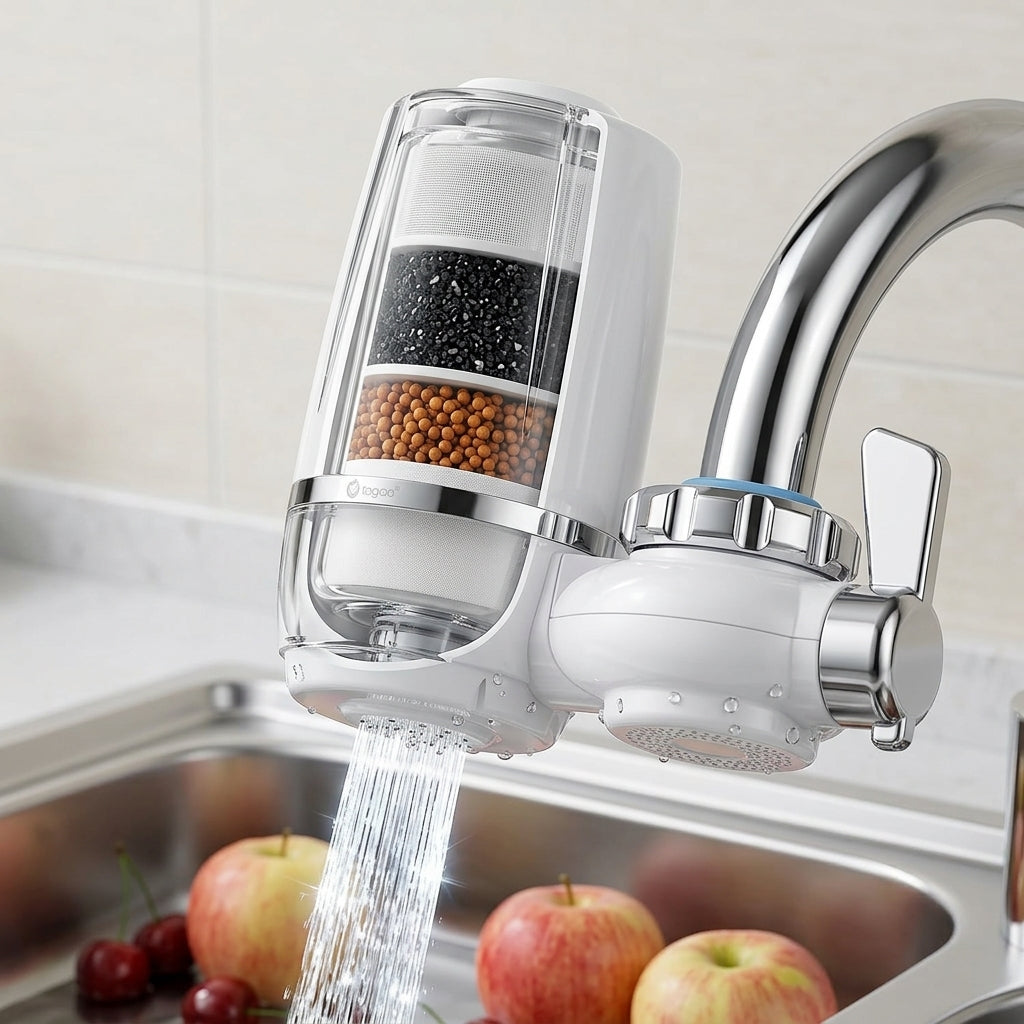 Purificador de agua para eliminar cloro y metales - VitalStream™ (Instalación rápida)
