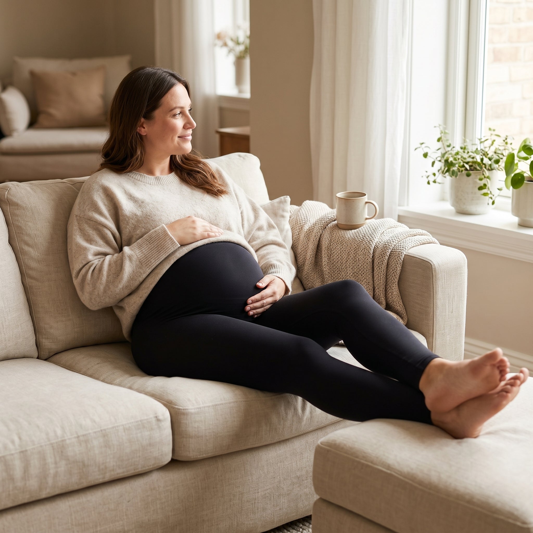 Leggins ultra cómodo para embarazada - BellaMamá Max Comfort™
