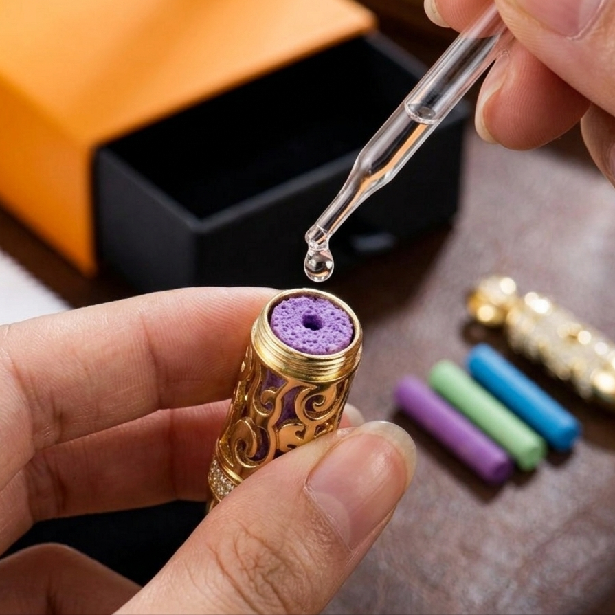 Collar Difusor de Perfume - Aroma Bullet™ (incluye pack de 6 difusores)