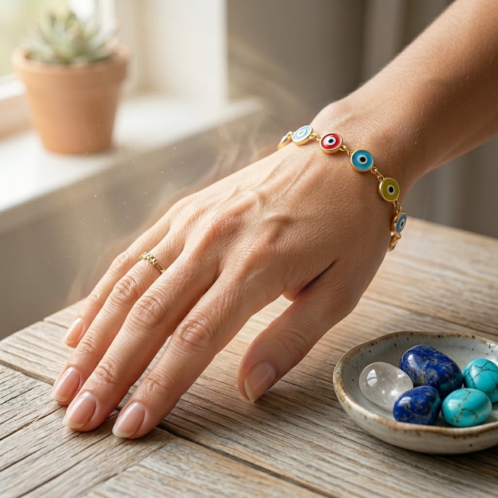 PULSERA DE OJO TURCO PARA LA PROTECCIÓN