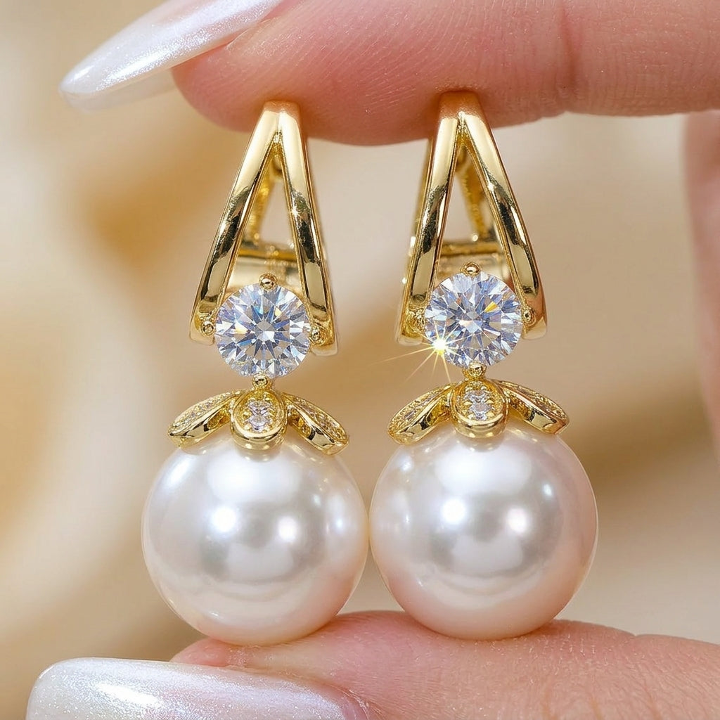 Pendientes de perla elegante - Pearl Aura™ (pack de 3 colores)