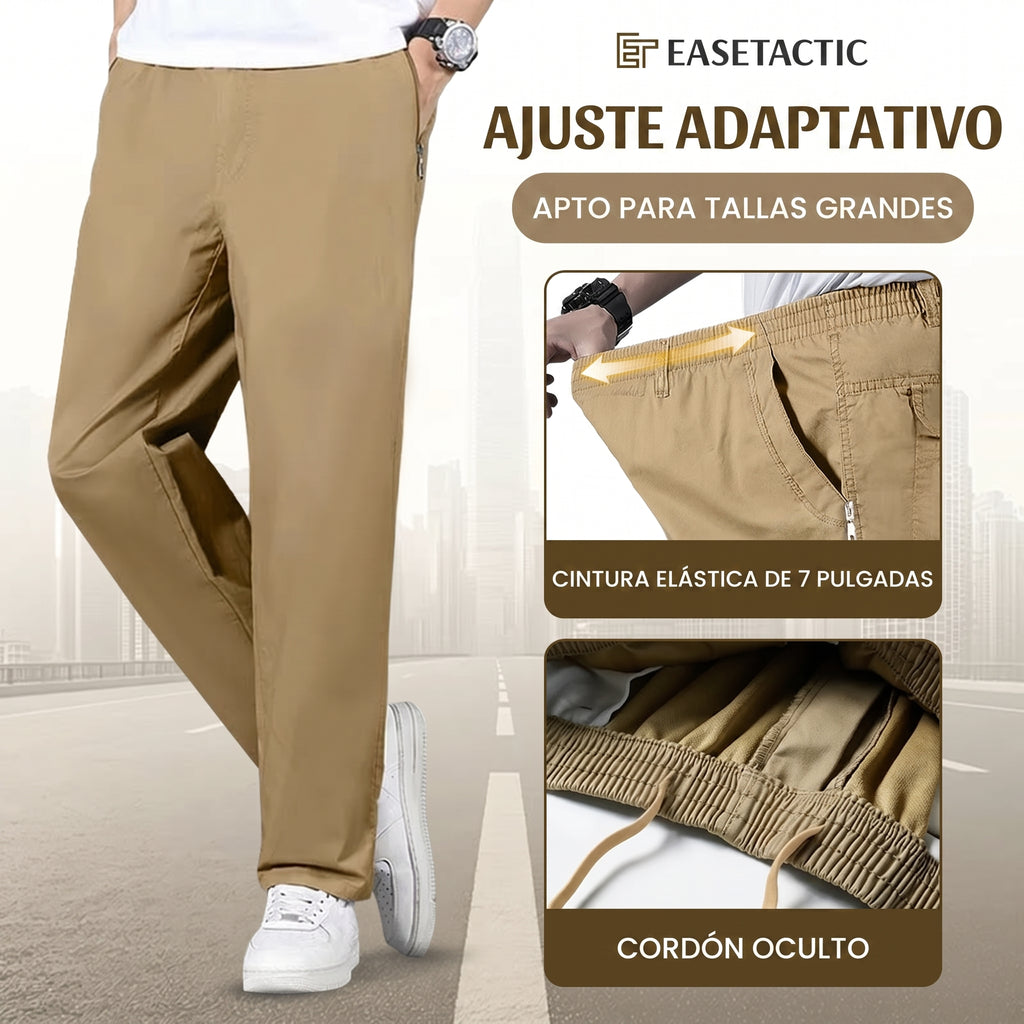 Pantalón de Gabardina Inteligente Flex-Fit - Japnam™ Ultra Comfort