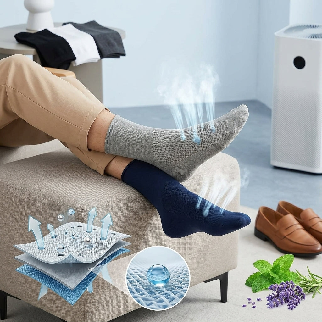 Medias terapéuticas sin costura que no aprietan ni dejan marcas - NanoSox