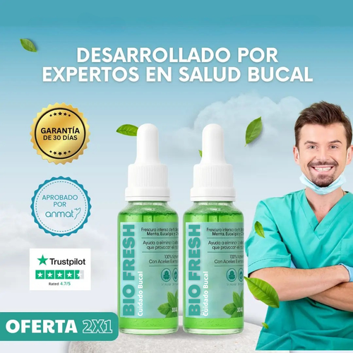 Bio Fresh™ | Neutralizador natural de olores bucales + Ebook Gratis 🎁