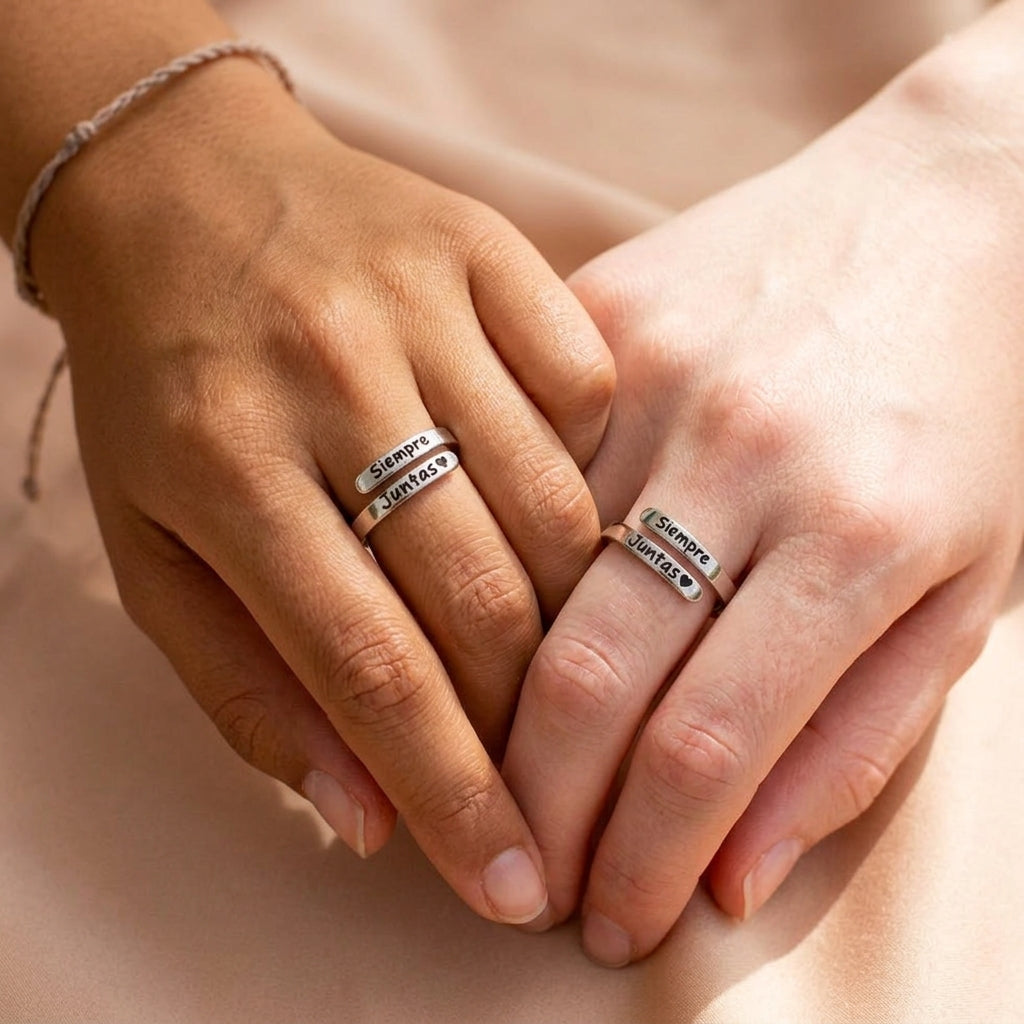 PAR DE ANILLOS - SIEMPRE JUNTAS