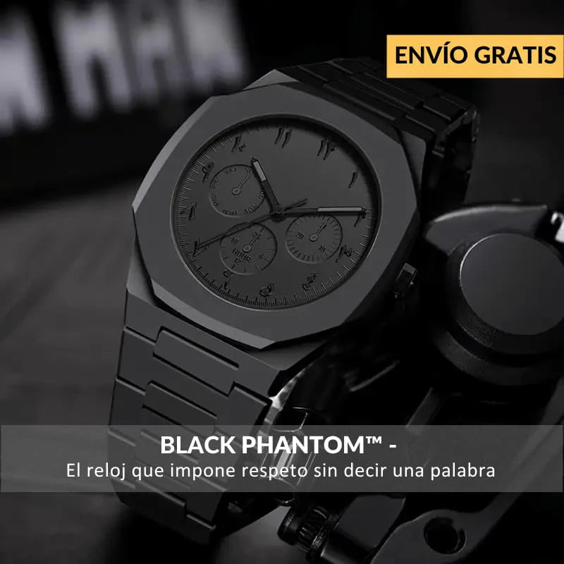 BLACK PHANTOM™: EL RELOJ QUE IMPONE RESPETO